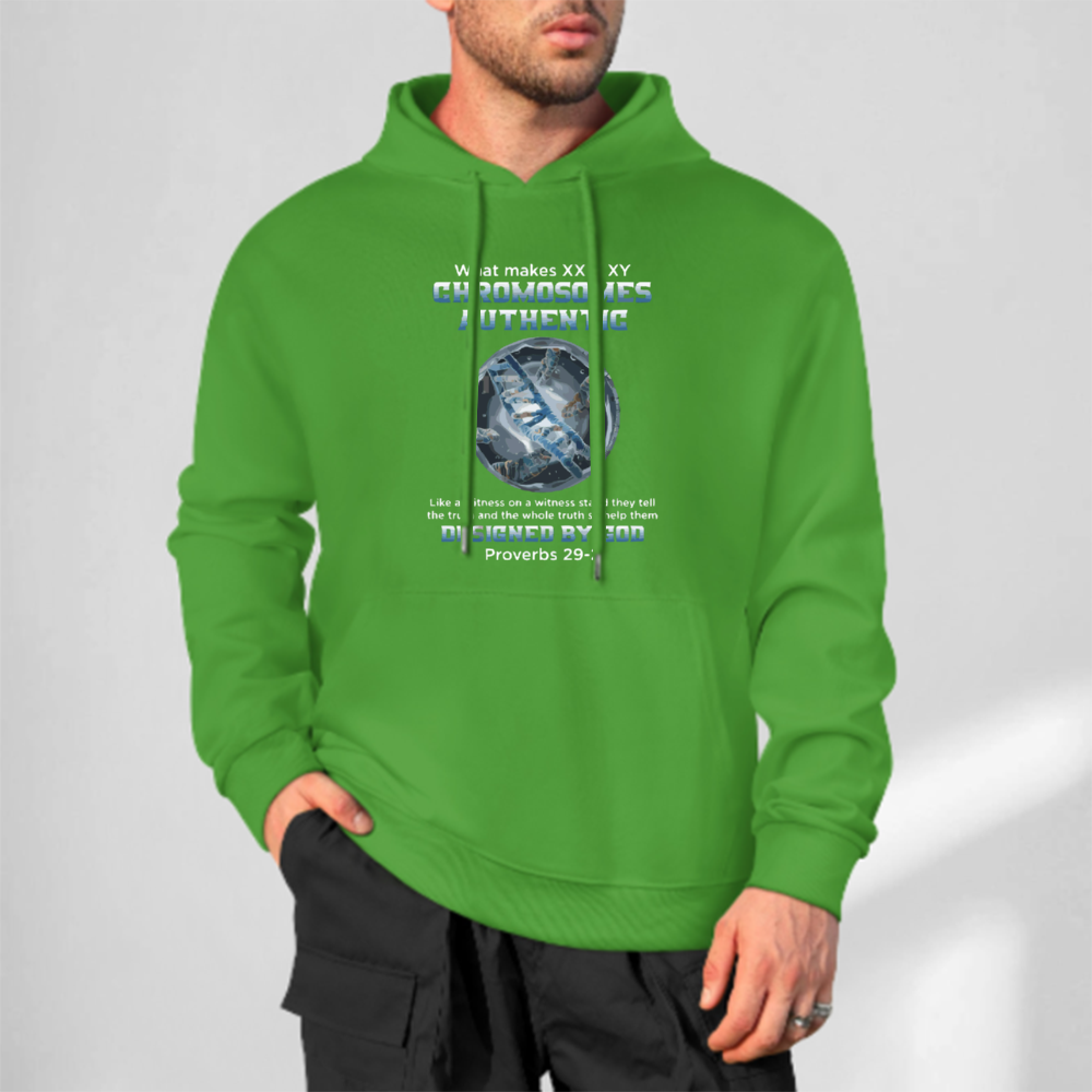 Custom Front & Back Print Cotton Hoodies Custom Men's Long Sleeve Sweatshirts