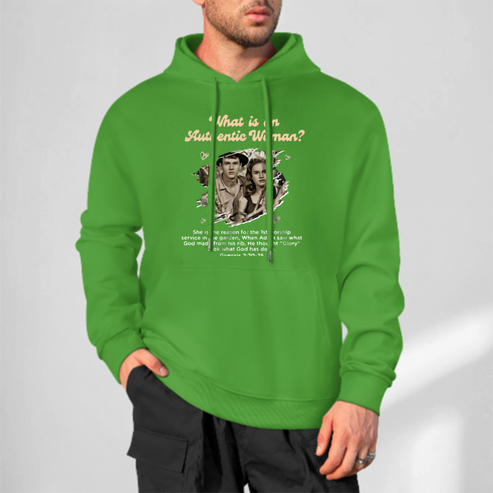 Custom Front & Back Print Cotton Hoodies Custom Men's Long Sleeve Sweatshirts