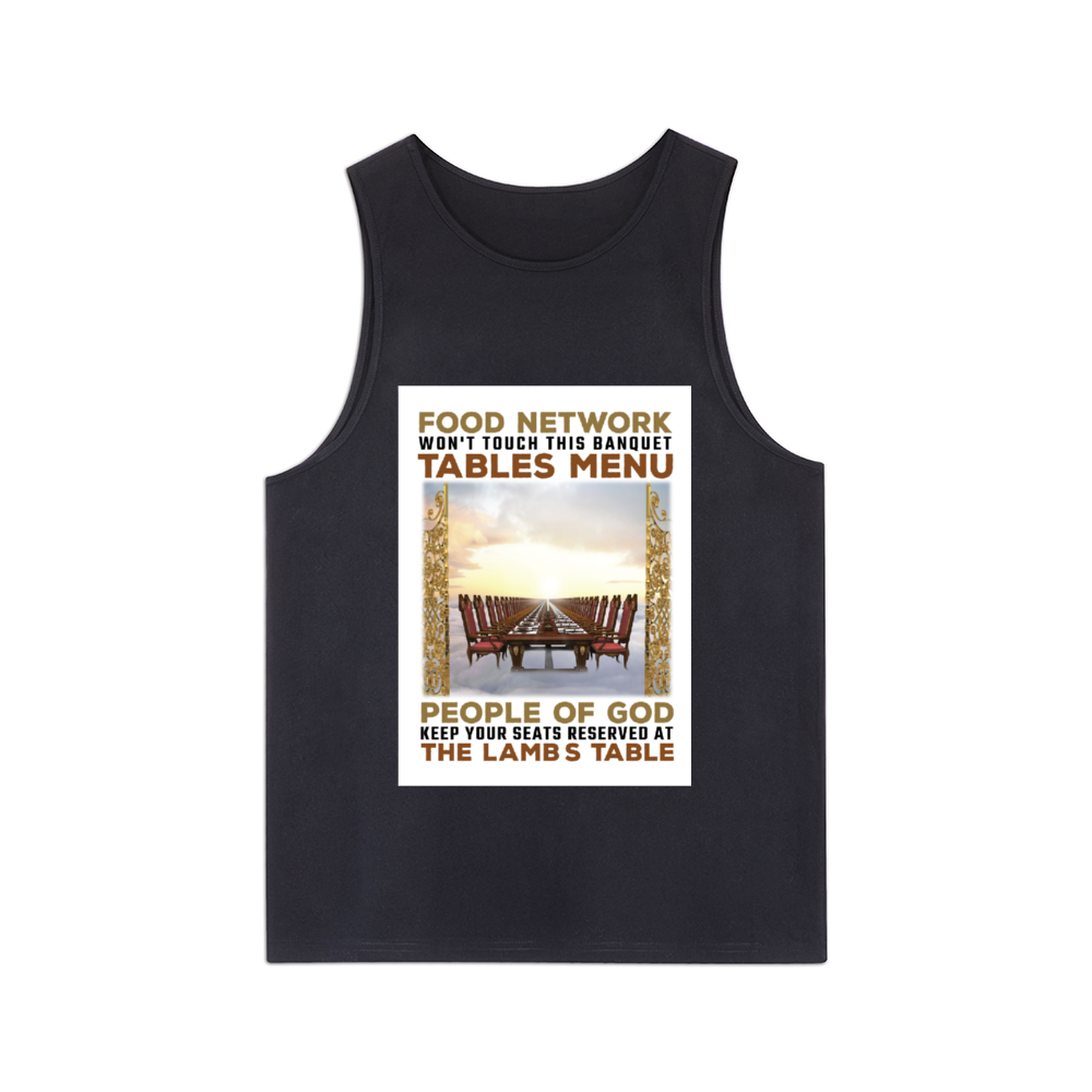 Custom Men's Round Neck Cotton Tank Top Classic Vests