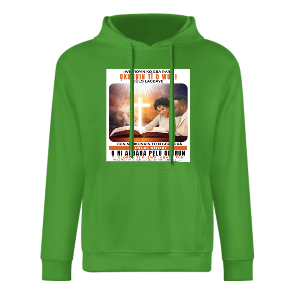 Custom Front & Back Print Cotton Hoodies Custom Men's Long Sleeve Sweatshirts