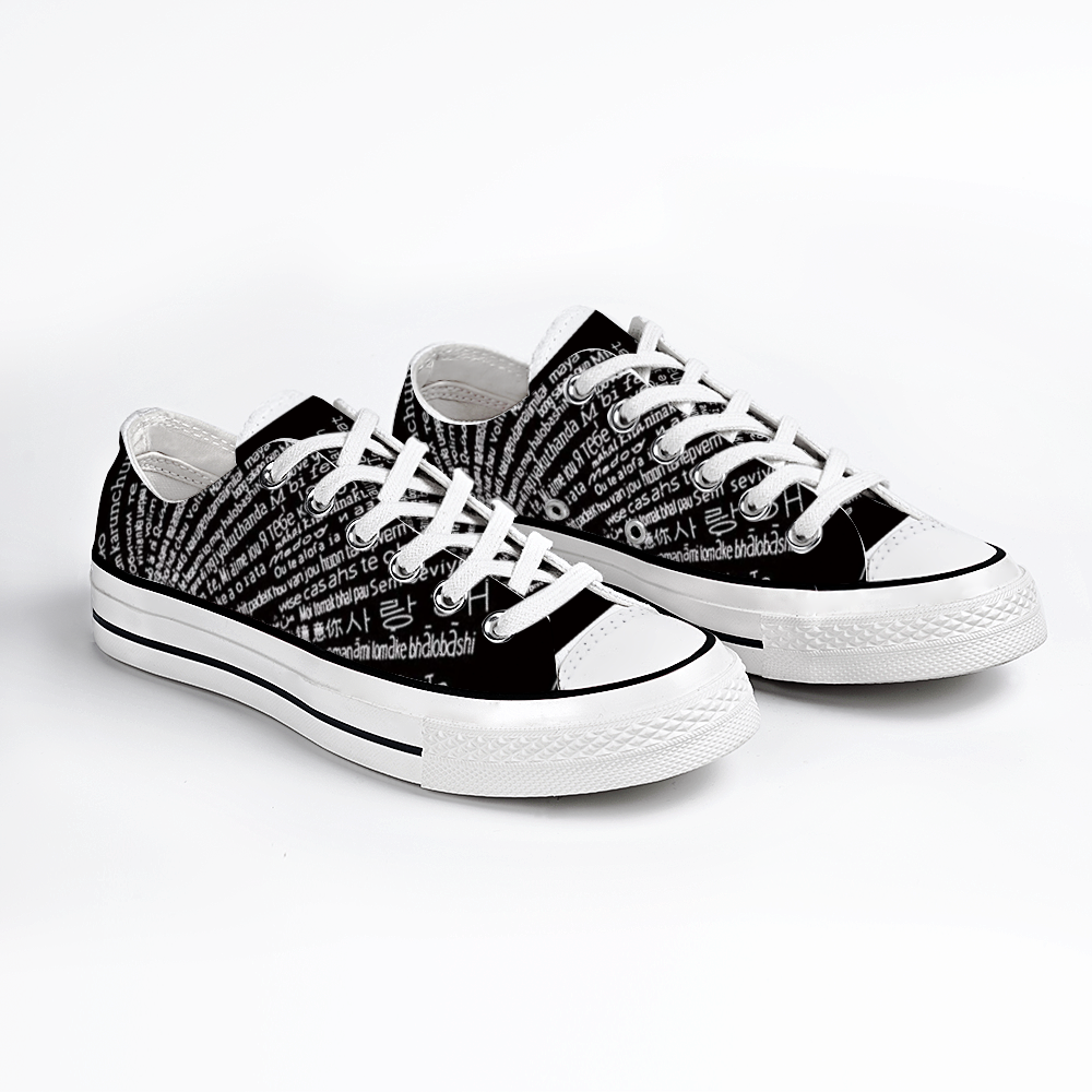 Custom Shoes Unisex Low Top Canvas Shoes