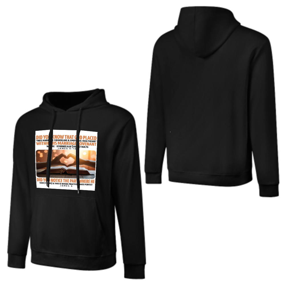 Custom Front & Back Print Cotton Hoodies Custom Men's Long Sleeve Sweatshirts