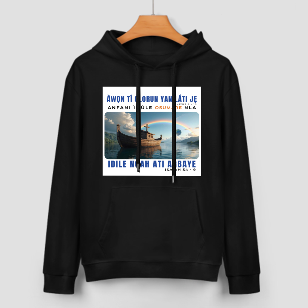 Custom Front & Back Print Cotton Hoodies Custom Men's Long Sleeve Sweatshirts