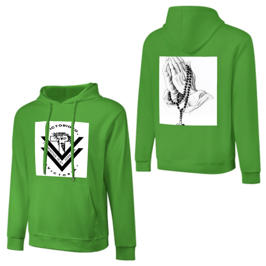 Custom Front & Back Print Cotton Hoodies Custom Men's Long Sleeve Sweatshirts