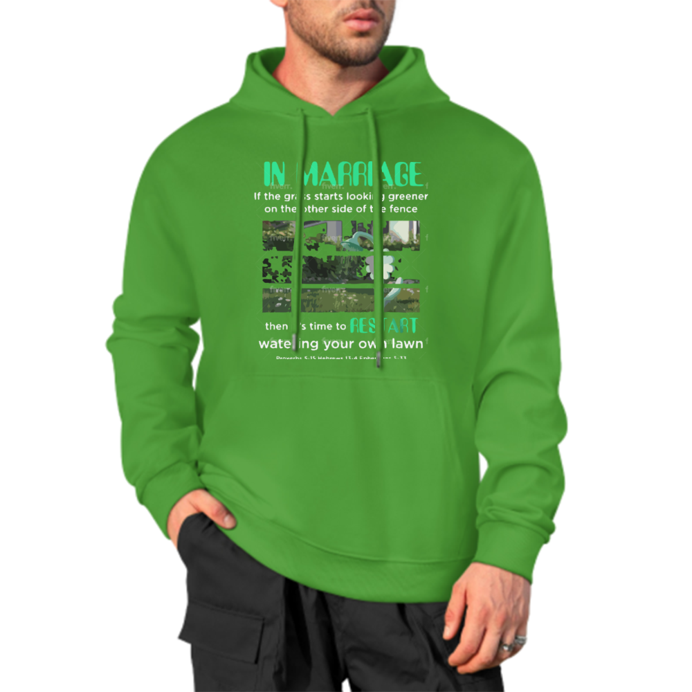 Custom Front & Back Print Cotton Hoodies Custom Men's Long Sleeve Sweatshirts