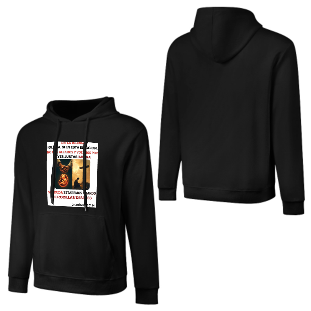 Custom Front & Back Print Cotton Hoodies Custom Men's Long Sleeve Sweatshirts