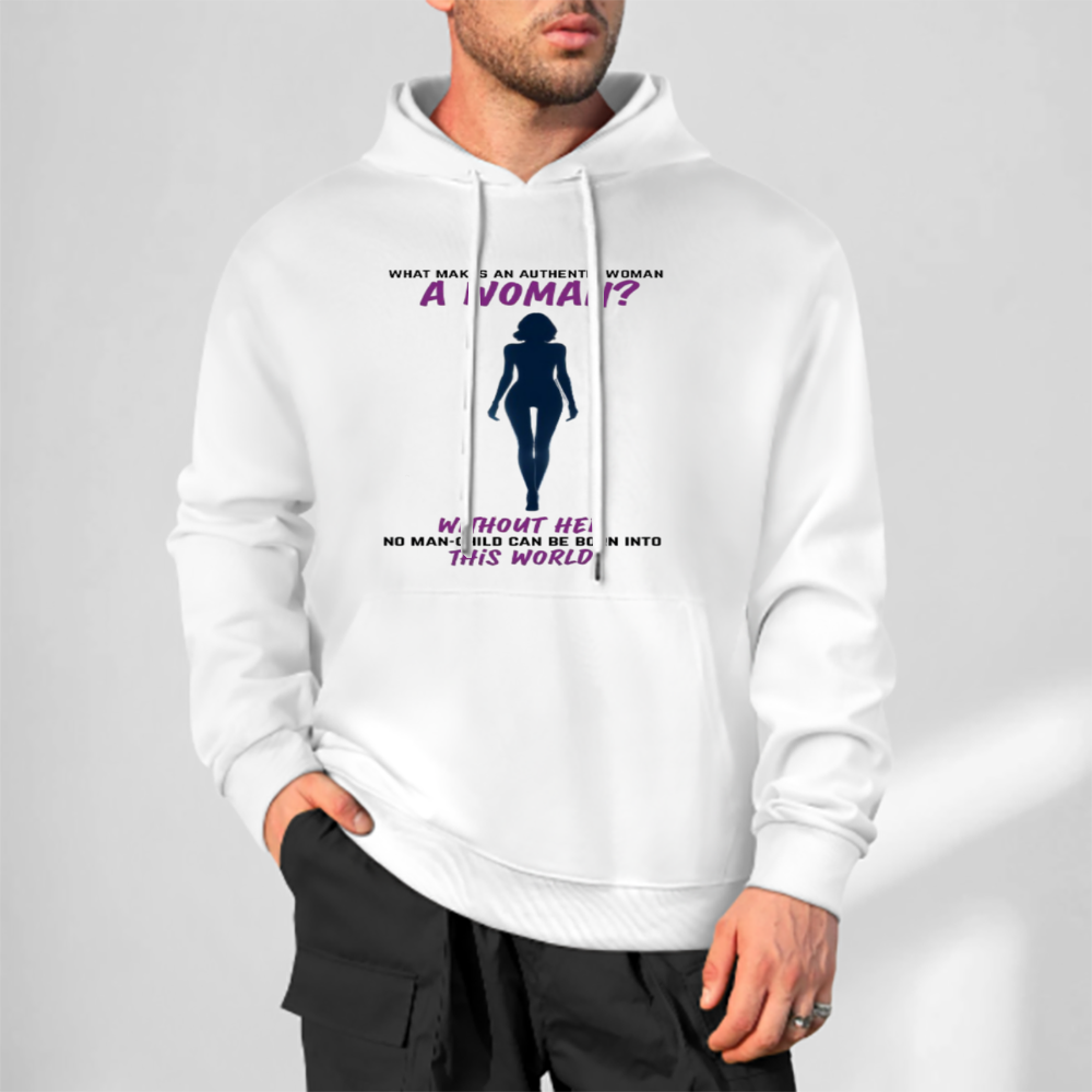 Custom Front & Back Print Cotton Hoodies Custom Men's Long Sleeve Sweatshirts