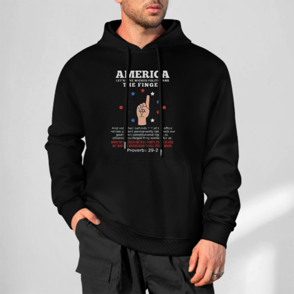 Custom Front & Back Print Cotton Hoodies Custom Men's Long Sleeve Sweatshirts