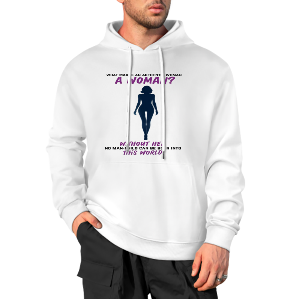 Custom Front & Back Print Cotton Hoodies Custom Men's Long Sleeve Sweatshirts