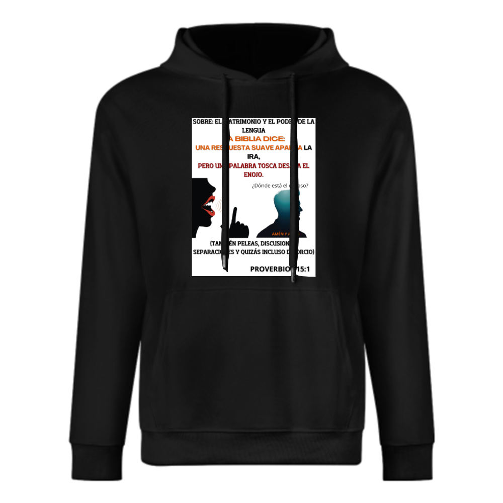 Custom Front & Back Print Cotton Hoodies Custom Men's Long Sleeve Sweatshirts