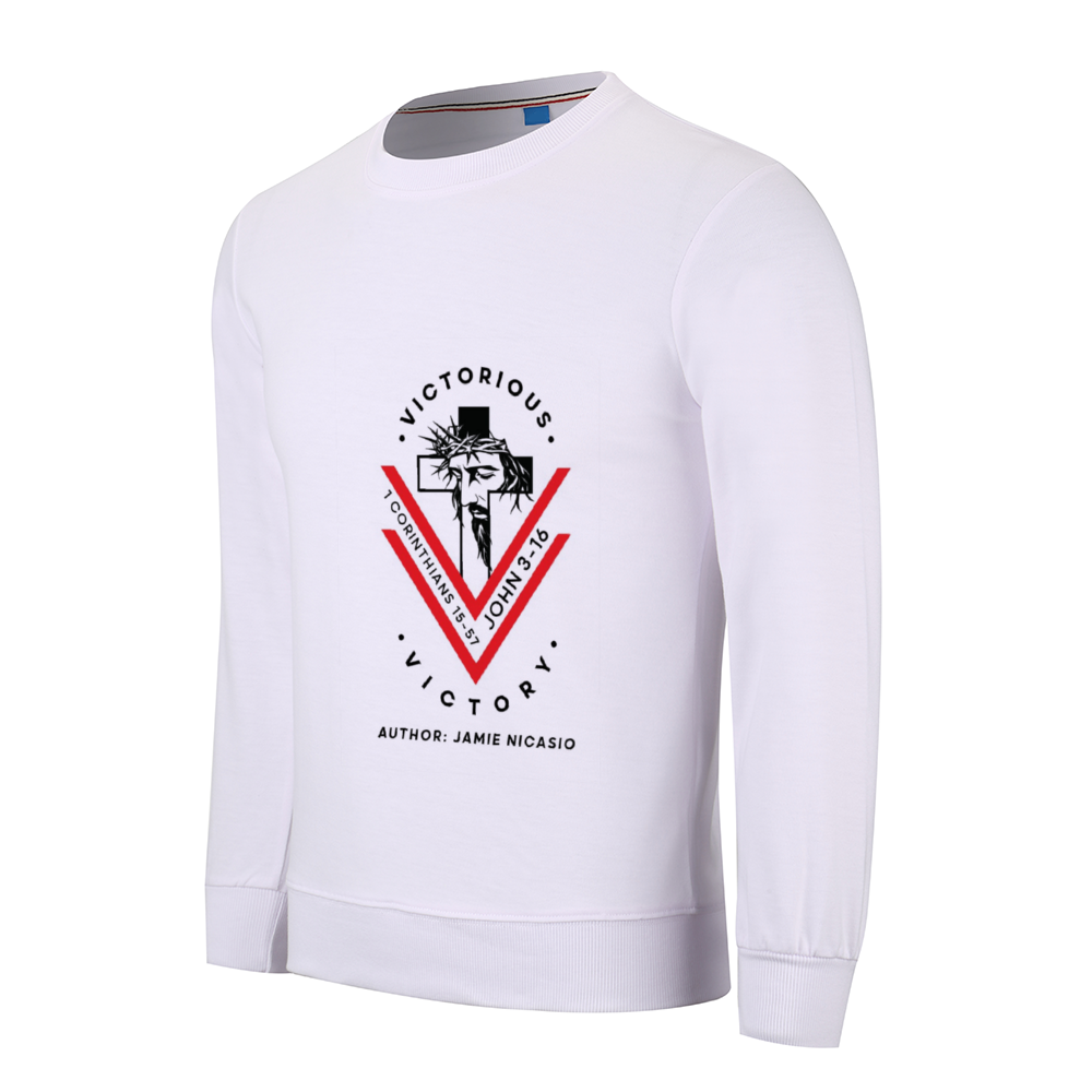 Victory Custom Long Sleeve Pullover Shirts Multicolor Cotton Sweatshirt