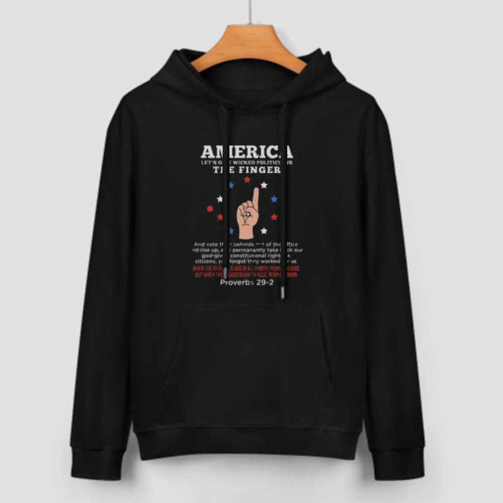 Custom Front & Back Print Cotton Hoodies Custom Men's Long Sleeve Sweatshirts