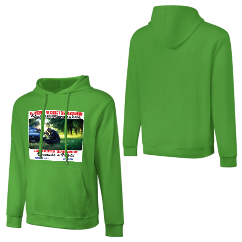 Custom Front & Back Print Cotton Hoodies Custom Men's Long Sleeve Sweatshirts