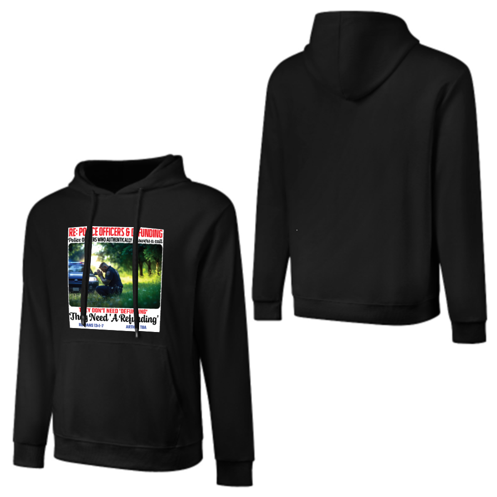 Custom Front & Back Print Cotton Hoodies Custom Men's Long Sleeve Sweatshirts