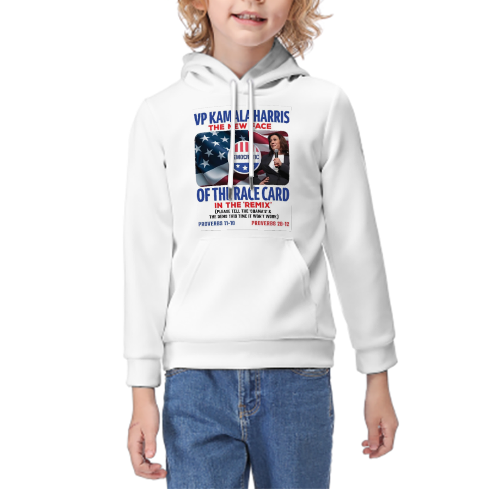 Custom All Over Print Unisex Hoodie for Kids Long Sleeve Casual Sweatshirts