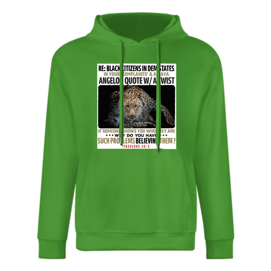 Custom Front & Back Print Cotton Hoodies Custom Men's Long Sleeve Sweatshirts