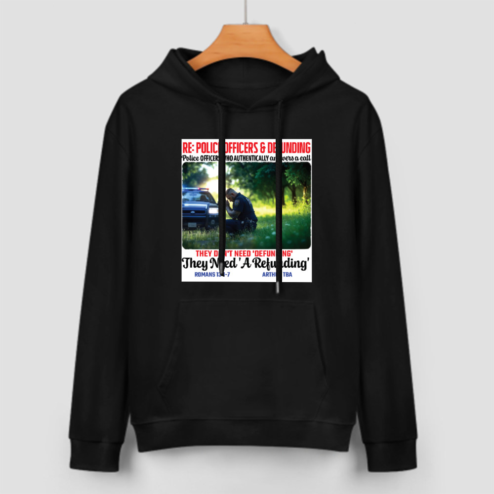 Custom Front & Back Print Cotton Hoodies Custom Men's Long Sleeve Sweatshirts