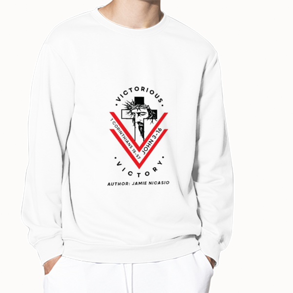 Victory Custom Long Sleeve Pullover Shirts Multicolor Cotton Sweatshirt