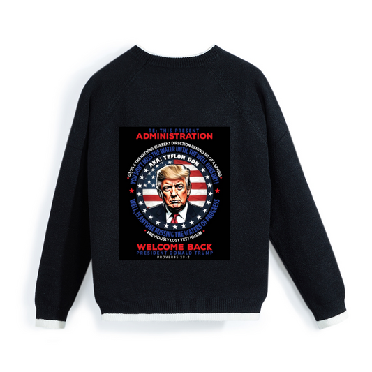 Donald Custom Men's Long Sleeve Crew Neck Sweaters for Winter