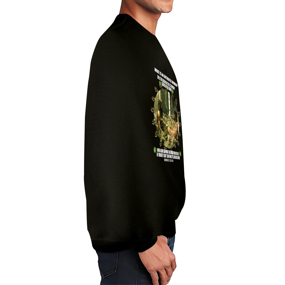 [Front Printing] Custom Unisex Sweatshirts Long Sleeve Casual Tops Gildan 18000