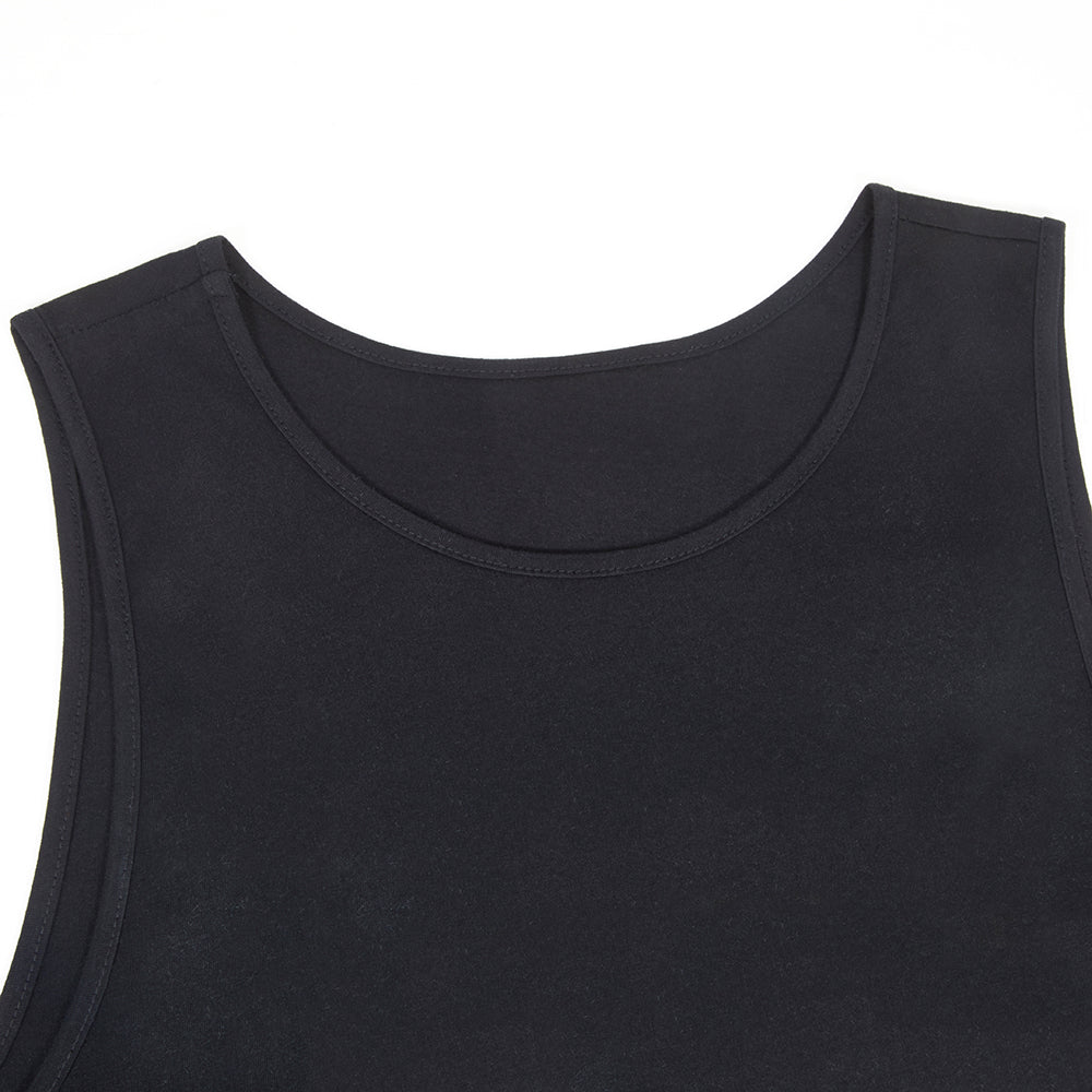 Custom Men's Round Neck Cotton Tank Top Classic Vests