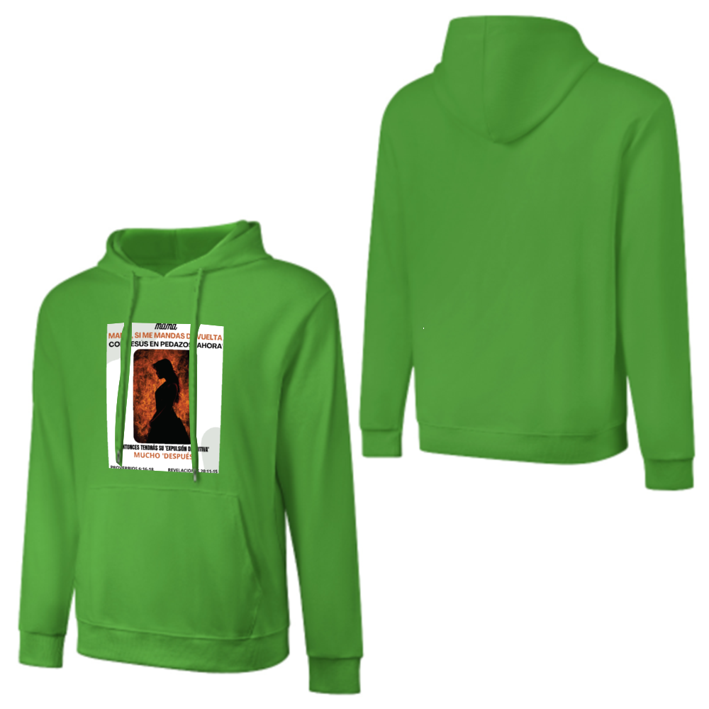 Custom Front & Back Print Cotton Hoodies Custom Men's Long Sleeve Sweatshirts