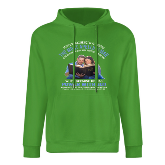 Custom Front & Back Print Cotton Hoodies Custom Men's Long Sleeve Sweatshirts