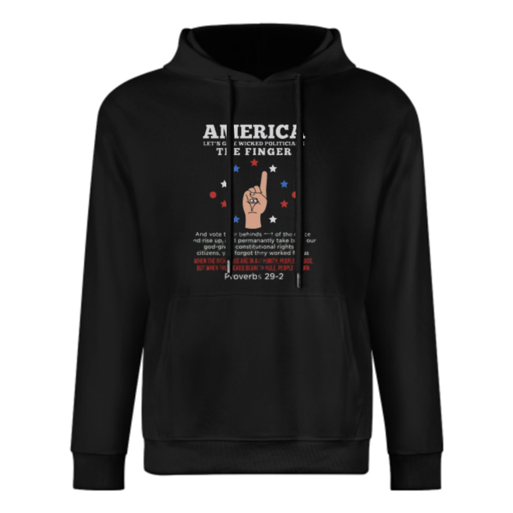 Custom Front & Back Print Cotton Hoodies Custom Men's Long Sleeve Sweatshirts