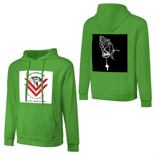 Custom Front & Back Print Cotton Hoodies Custom Men's Long Sleeve Sweatshirts