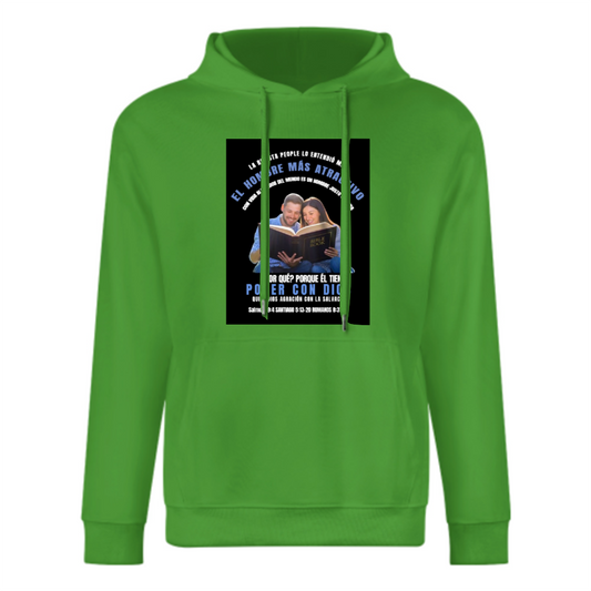 Custom Front & Back Print Cotton Hoodies Custom Men's Long Sleeve Sweatshirts