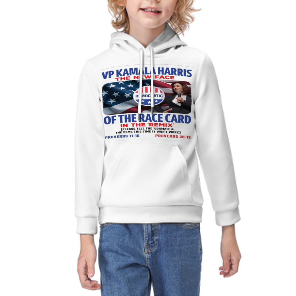 Custom All Over Print Unisex Hoodie for Kids Long Sleeve Casual Sweatshirts