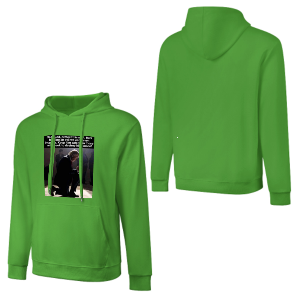 Custom Front & Back Print Cotton Hoodies Custom Men's Long Sleeve Sweatshirts