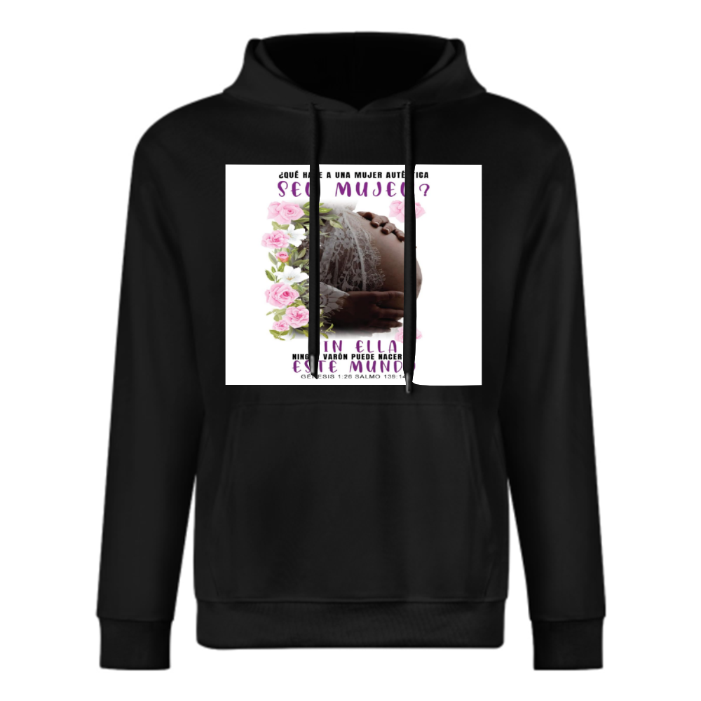 Custom Front & Back Print Cotton Hoodies Custom Men's Long Sleeve Sweatshirts