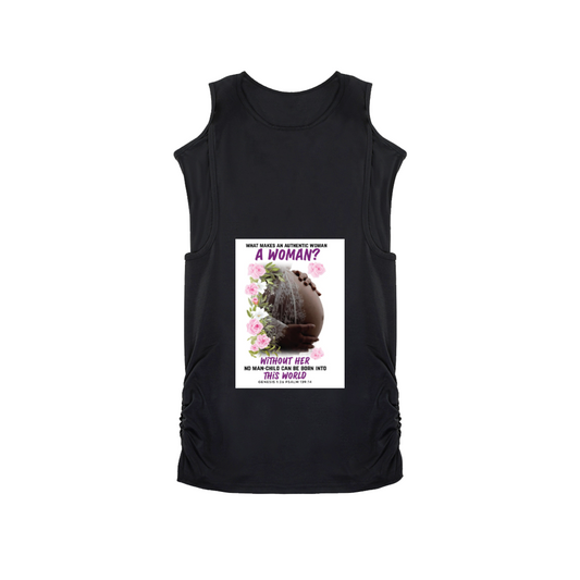 Custom Women's Breastfeeding Cotton Tank Top Pregnancy Shirts DTG