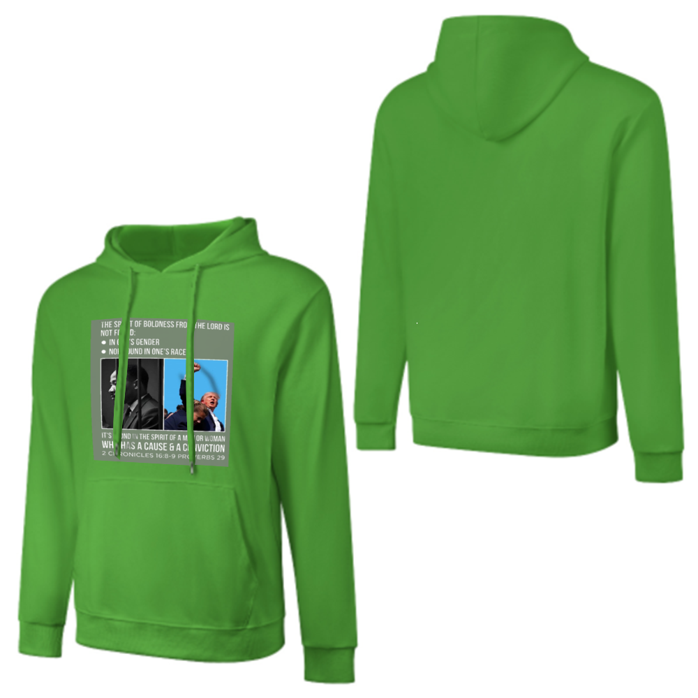 Custom Front & Back Print Cotton Hoodies Custom Men's Long Sleeve Sweatshirts