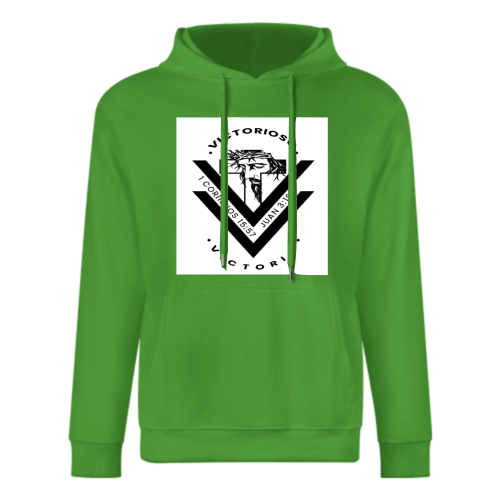 Custom Front & Back Print Cotton Hoodies Custom Men's Long Sleeve Sweatshirts