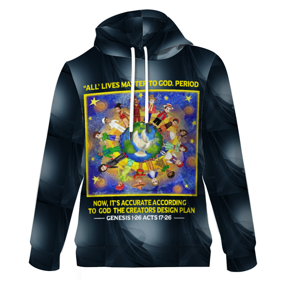 Custom All Over Print Unisex Hoodie for Kids Long Sleeve Casual Sweatshirts