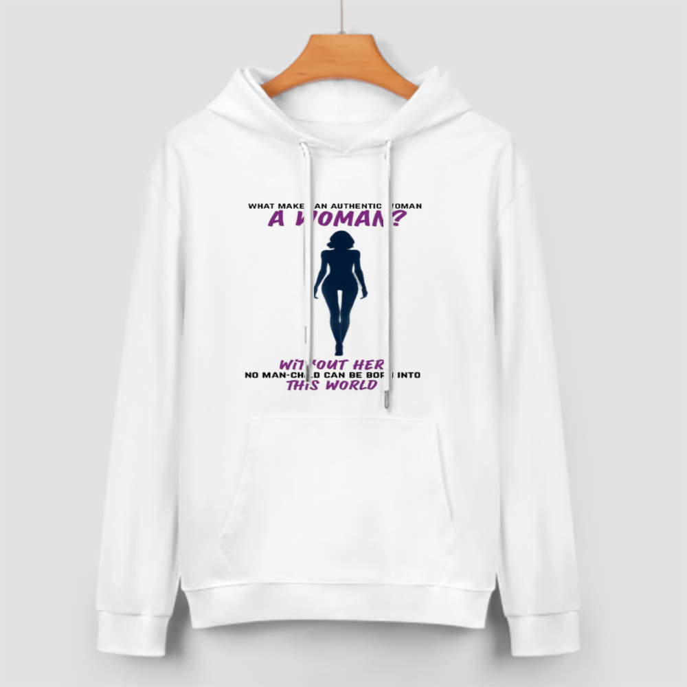 Custom Front & Back Print Cotton Hoodies Custom Men's Long Sleeve Sweatshirts