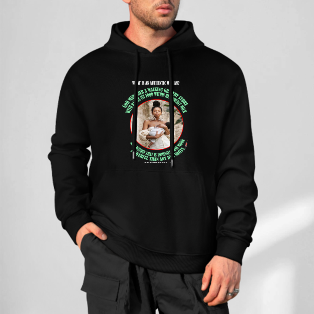 Custom Front & Back Print Cotton Hoodies Custom Men's Long Sleeve Sweatshirts