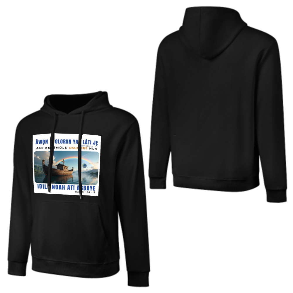 Custom Front & Back Print Cotton Hoodies Custom Men's Long Sleeve Sweatshirts