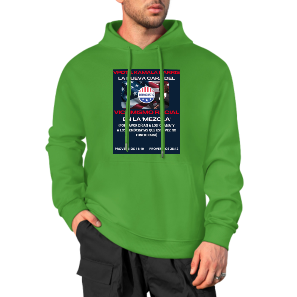 Custom Front & Back Print Cotton Hoodies Custom Men's Long Sleeve Sweatshirts