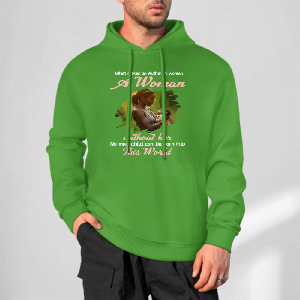 Custom Front & Back Print Cotton Hoodies Custom Men's Long Sleeve Sweatshirts