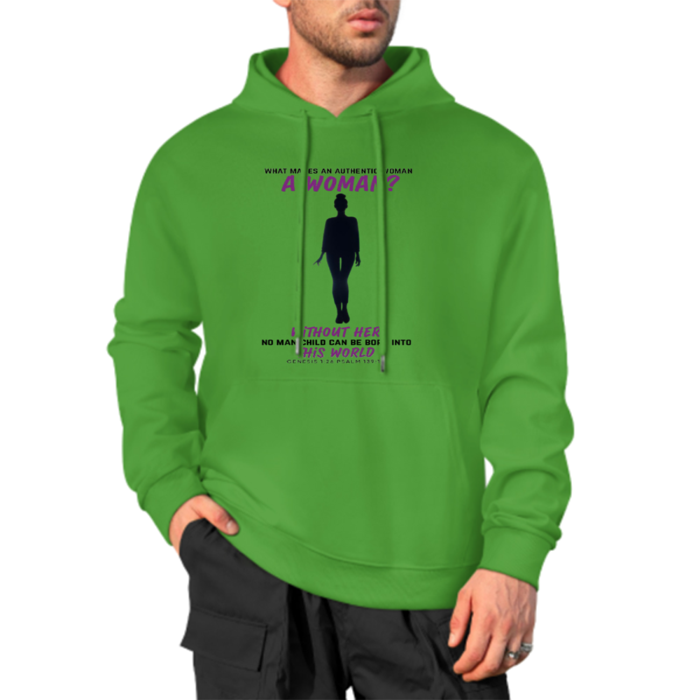 Custom Front & Back Print Cotton Hoodies Custom Men's Long Sleeve Sweatshirts